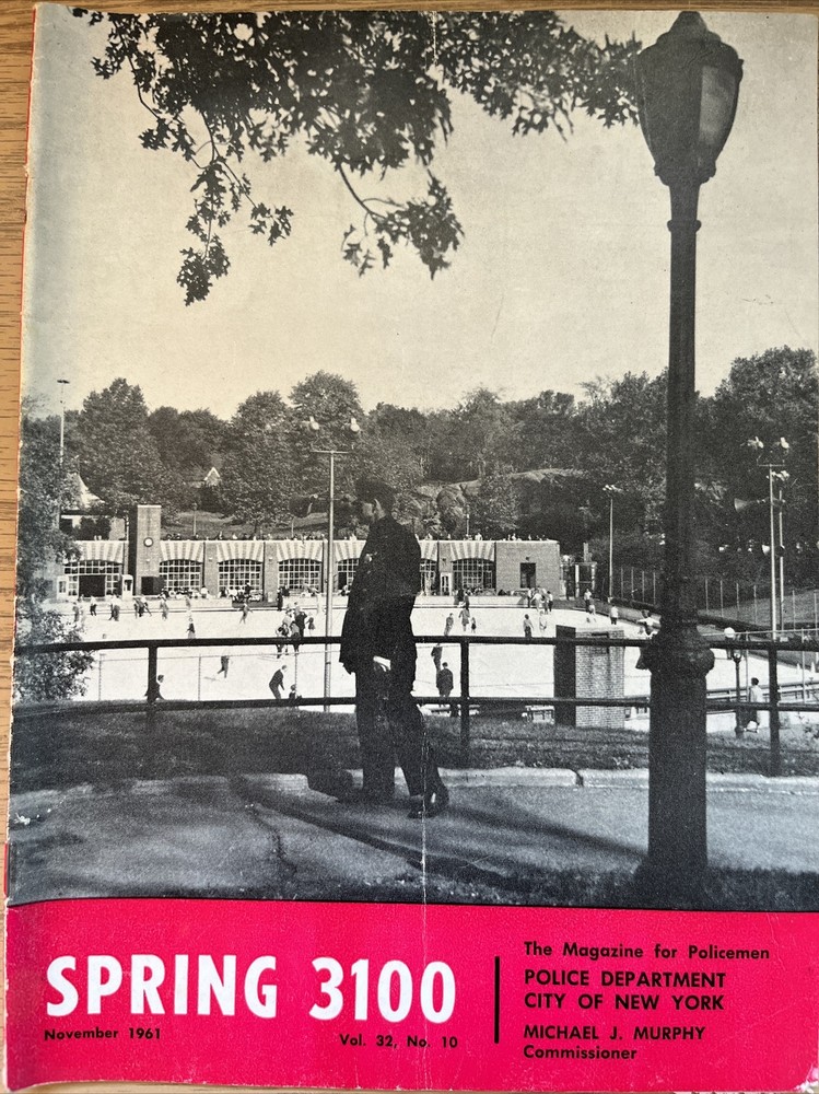 SPRING 3100 NYPD MAGAZINE, NOVEMBER 1961