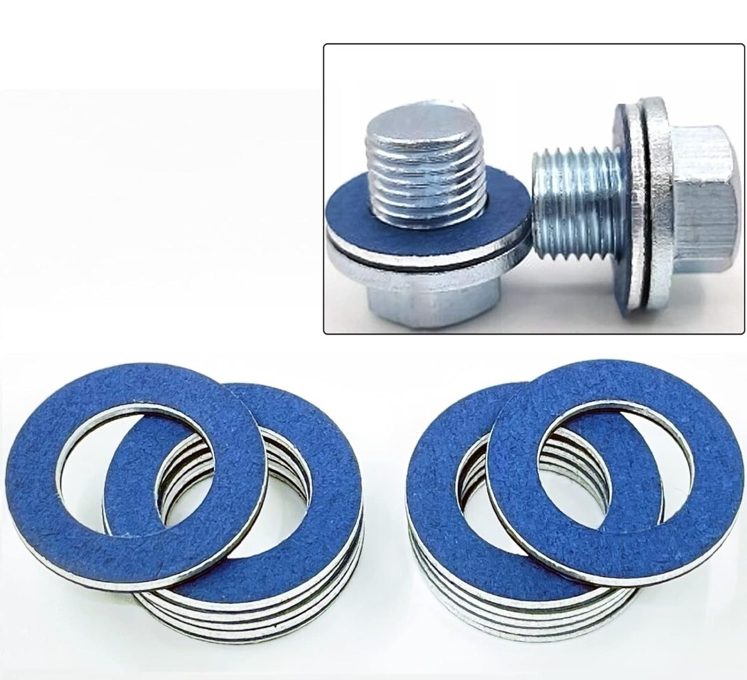 Genuine OEM Toyota 10 Replacement Oil Drain Plug Gaskets 90430-12031 Gasket NEW