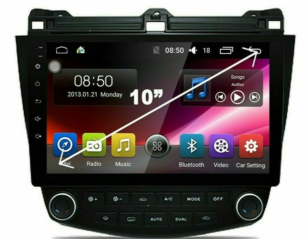 ACCORD 2003-07 GPS WIRELESS APPLE CARPLAY ANDROID AUTO CAMERA DAB - special list