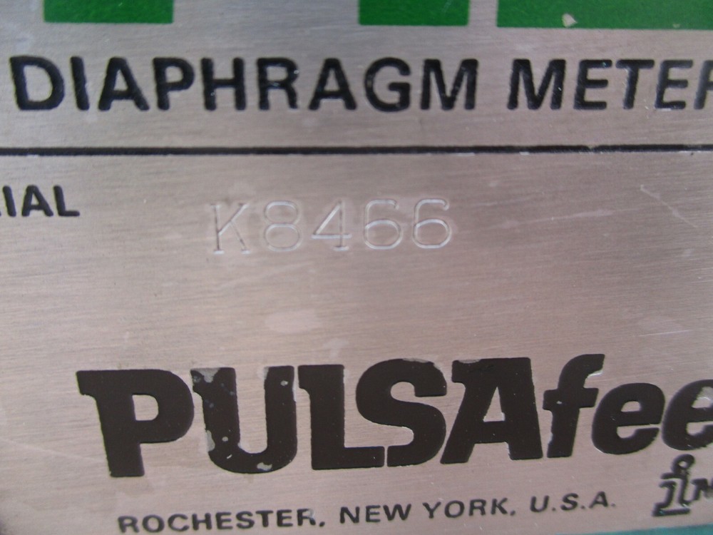 PULSAFEEDER 7120 DIAPHRAGM METERING PUMP # K8466