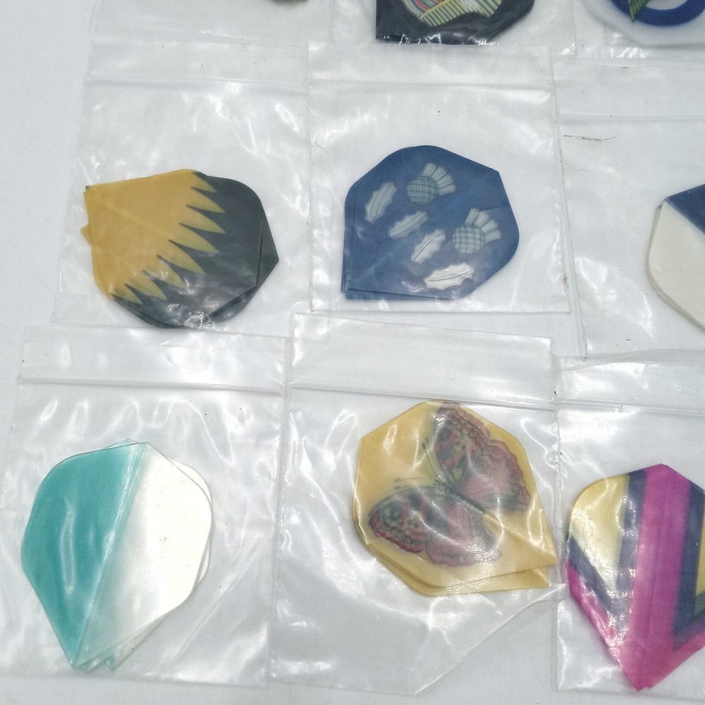(10) Vintage 80's Assorted Dart Flights