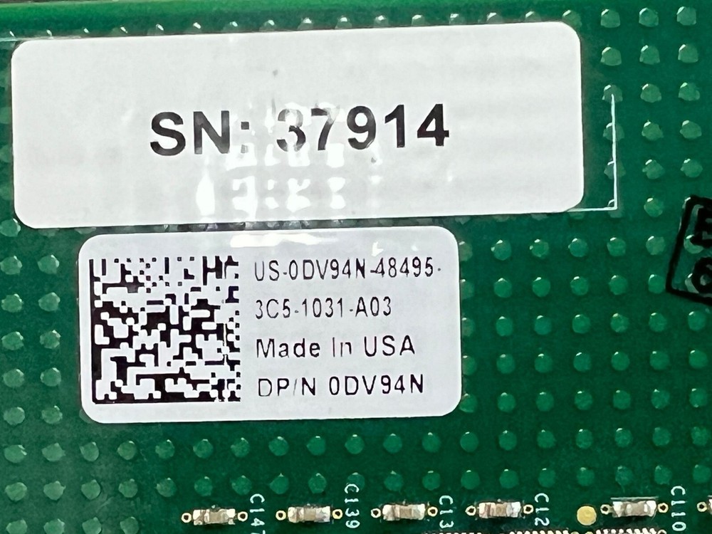 DELL 0DV94N RAID CONTROLLER PCI-E 512MB CACHE W/BATTERY