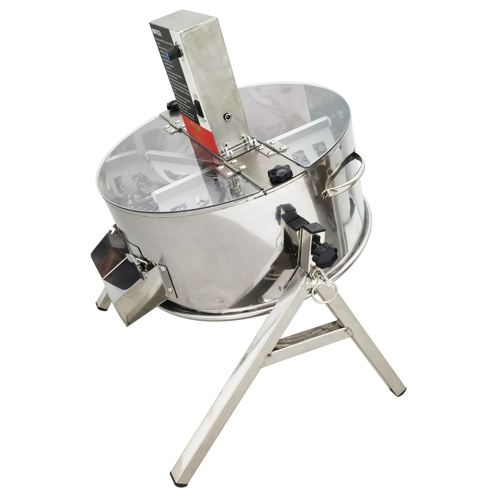 110V 16" 5.3Gal Electric/Manual Hydroponic Bud Leaf Trimmer Stainless Steel