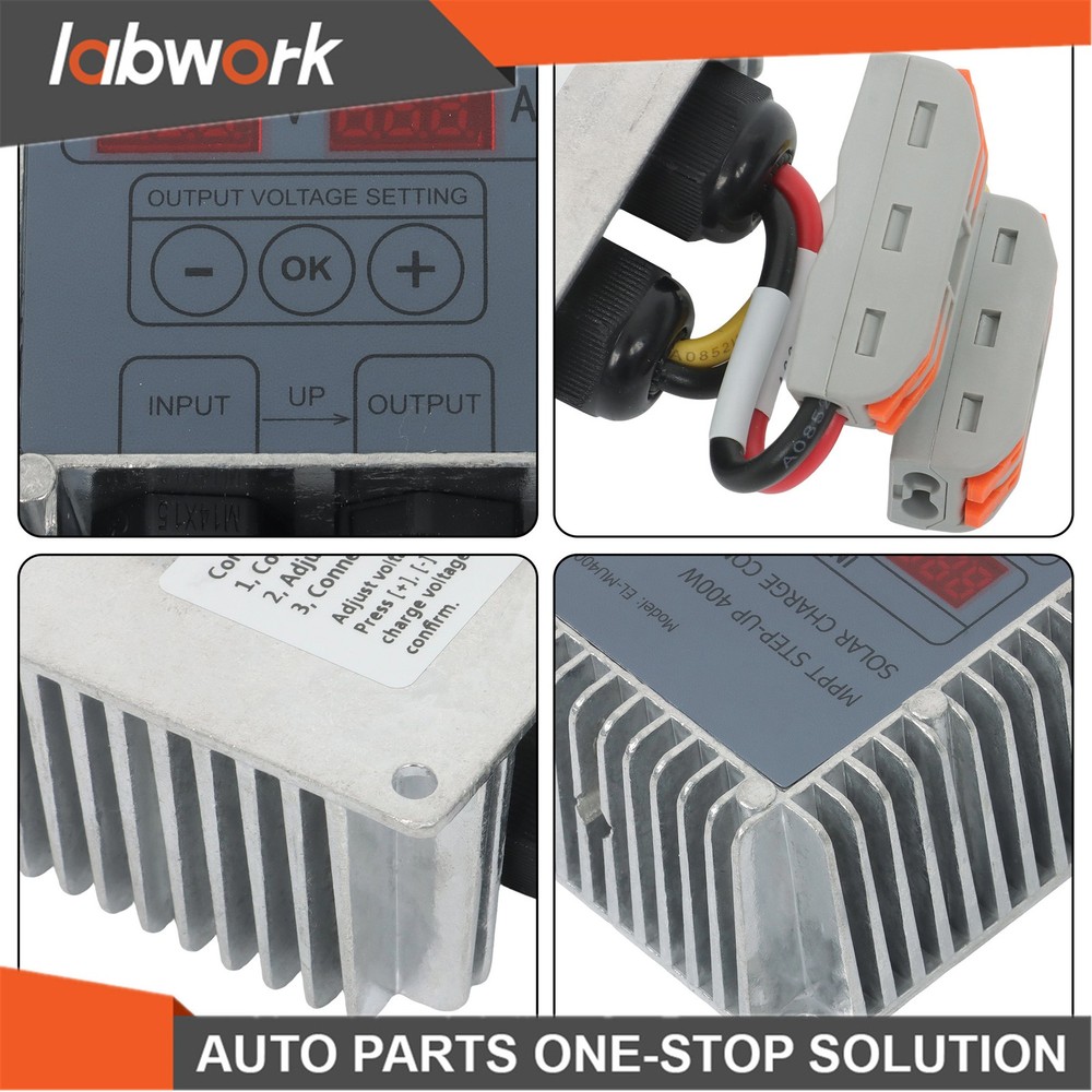 Labwork Solar Battery Charge Controller Boost MPPT Voltage Adjustable 24‑85V