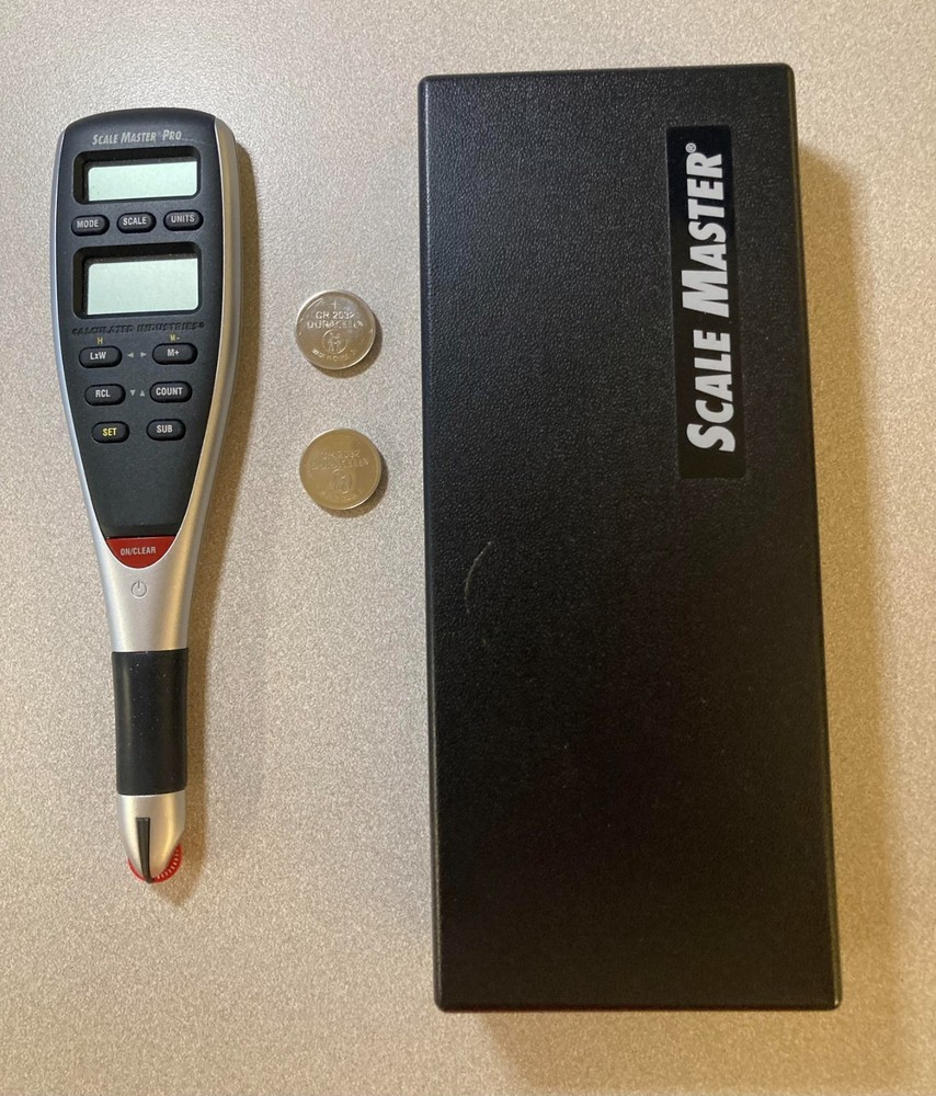 Scale Master Pro Model 6025 Advanced Digital Plan Measure with Case w/Batteries