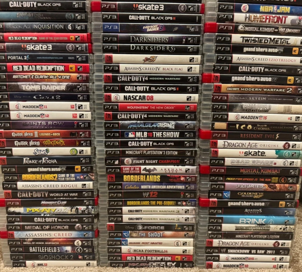 OEM PlayStation 3 PS3 Authentic Replacement Case Letters Choose P-T