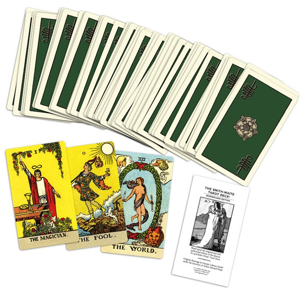 Borderless Smith Tarot Cards Tarot Deck For Board Game Cards