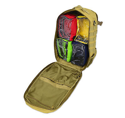Lightning X Premium Tactical Medic Backpack w/ Modular Pouches & Hydration Port