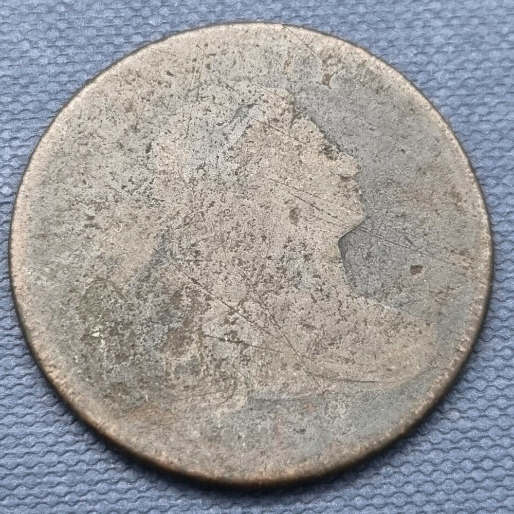 1798 Draped Bust Large Cent 1c Circulated #42190
