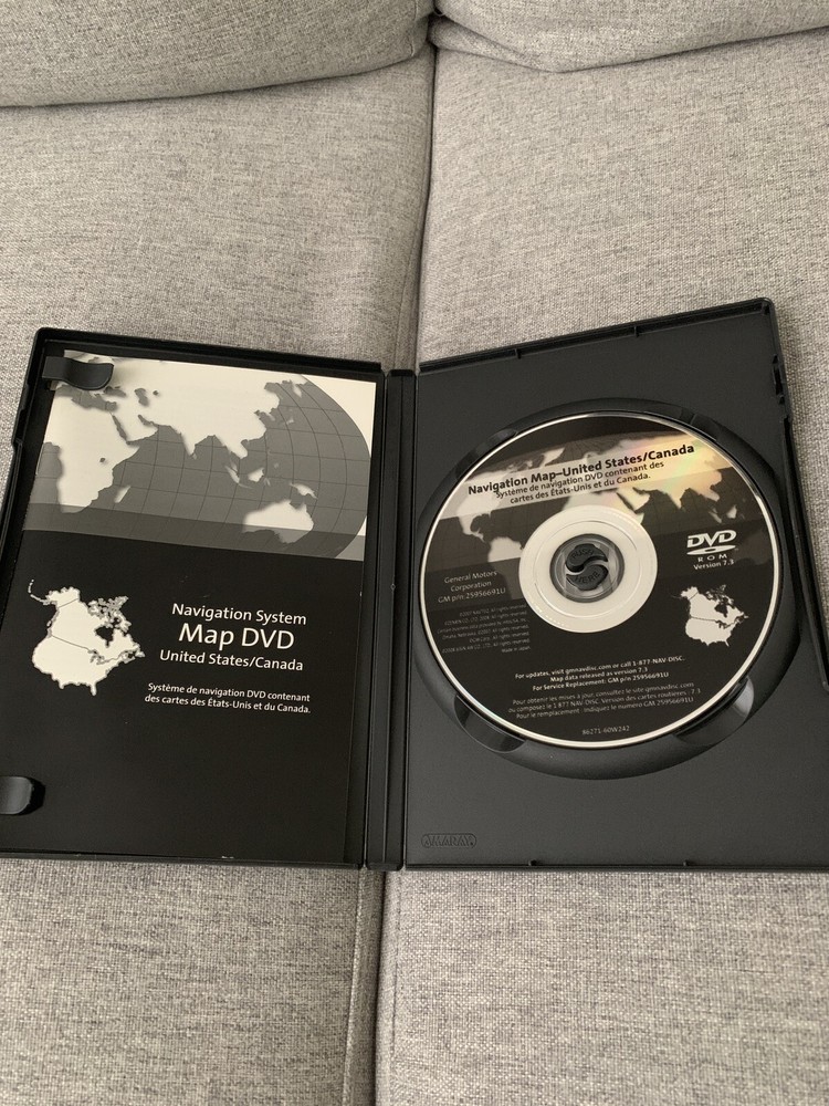 GM North American Map DVD 7.3
