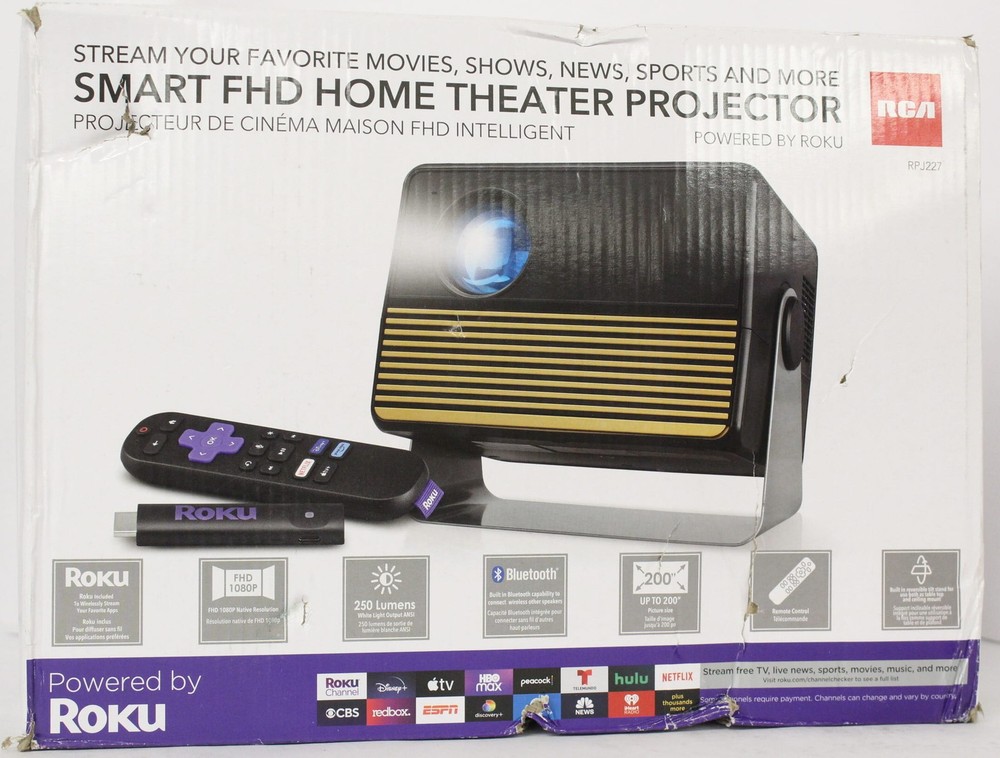 RCA Smart FHD Home Theater Projector