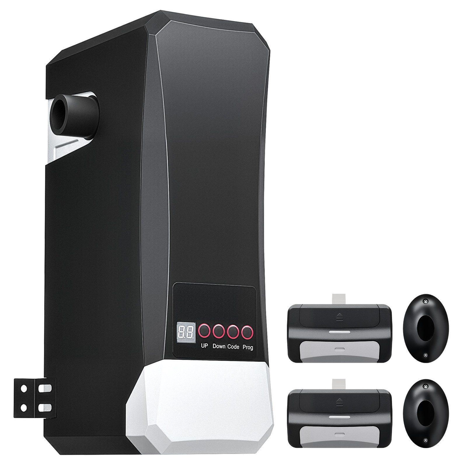 ZUMI Wall Mount Automatic Garage Door Opener with Remote Controls IR Sensors