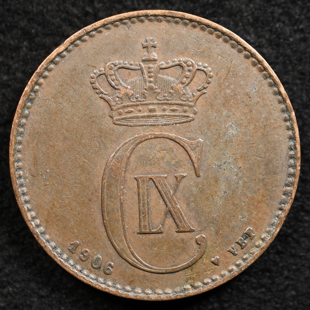 Denmark 2 Ore 1906, Coin, Inv#F767