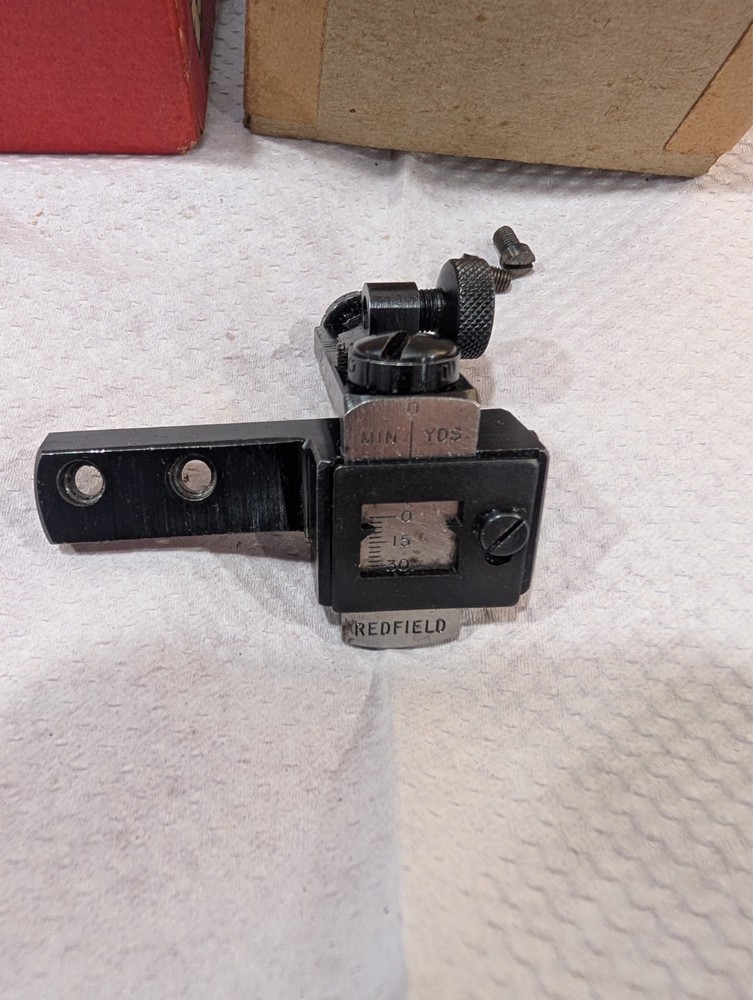 Vintage Redfield HUNTER KNOBS No. 80 CWH Micrometer Receiver Sight Winchester 43