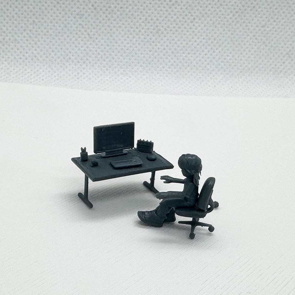 MRY-SFW 1:64 Computer Desk 1set