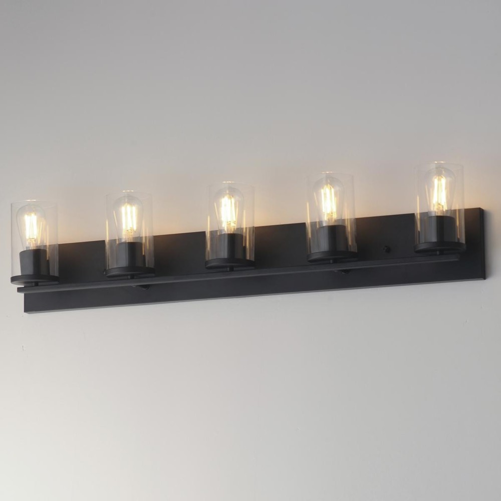 Maxim Lighting 10285CLBK Lateral Bathroom Vanity Light Black