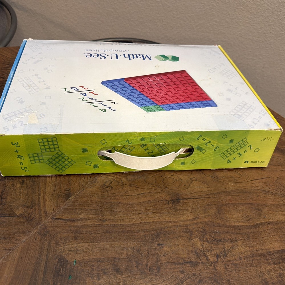 Math U See Manipulatives Integer Block Kit Includes All But 1 Block & Manual