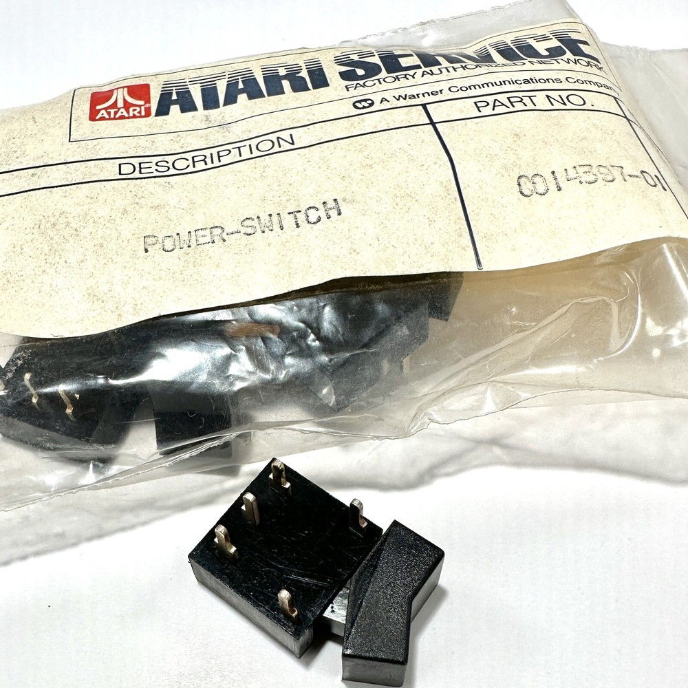 Genuine Atari 800 Computer POWER SWITCH OEM Replacement Service Part C014397-01