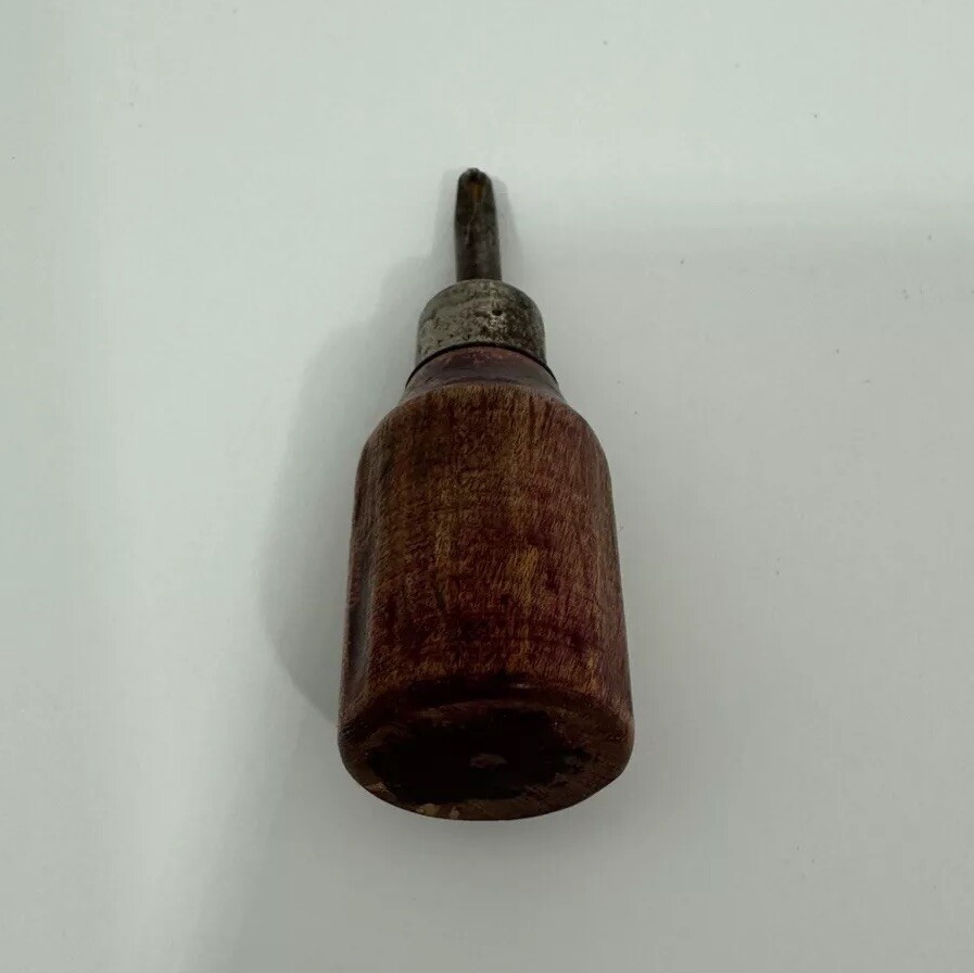 Vintage Wood Handle Phillips Head Screwdriver 3”