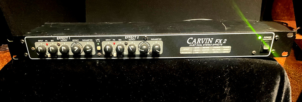 Carvin FX 2  Dual Stereo FX Unit 24-bit