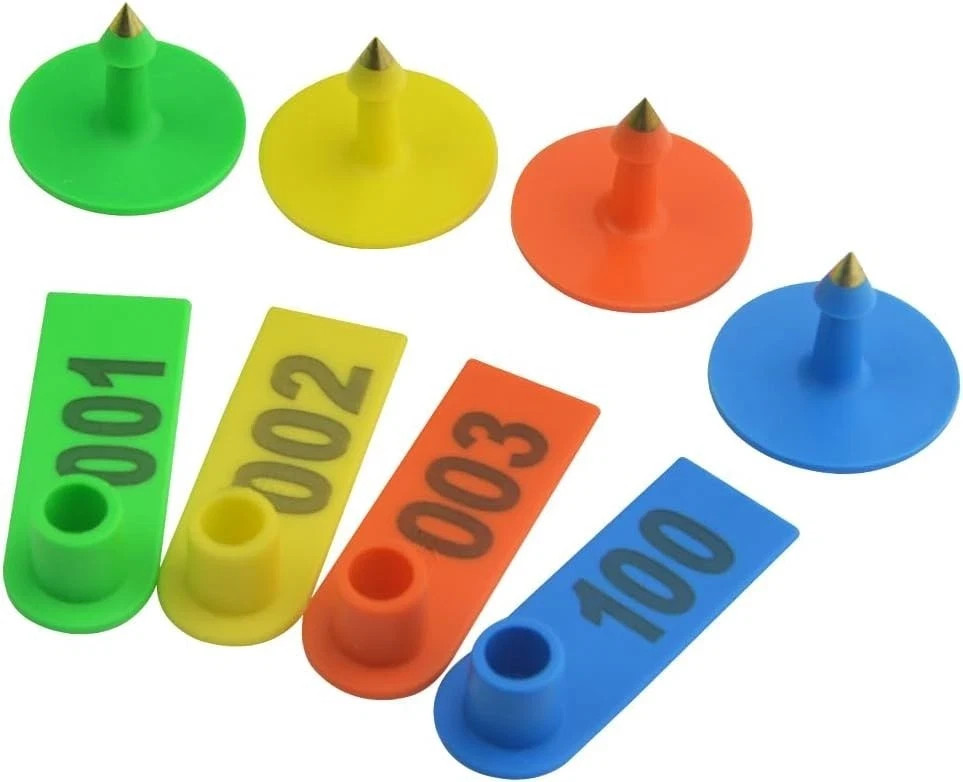 400 PCS 1-100 Plastic Livestock Ear Tags for Goat, Sheep, Cows, Etc.