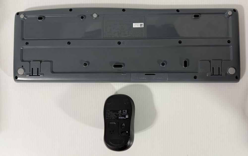 Logitech K270 Wireless Keyboard & M185 Mouse W/ Receiver Dongle Tested & Works