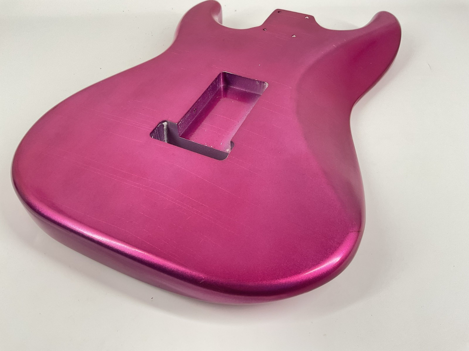 MJT Official Custom Vintage Aged Nitro Guitar Body by Mark Jenny VTS Raspberry