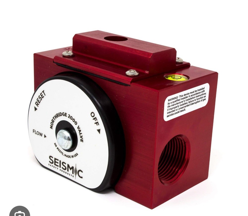 1” Northridge 2000 Automatic Earthquake Gas Shutoff Valve