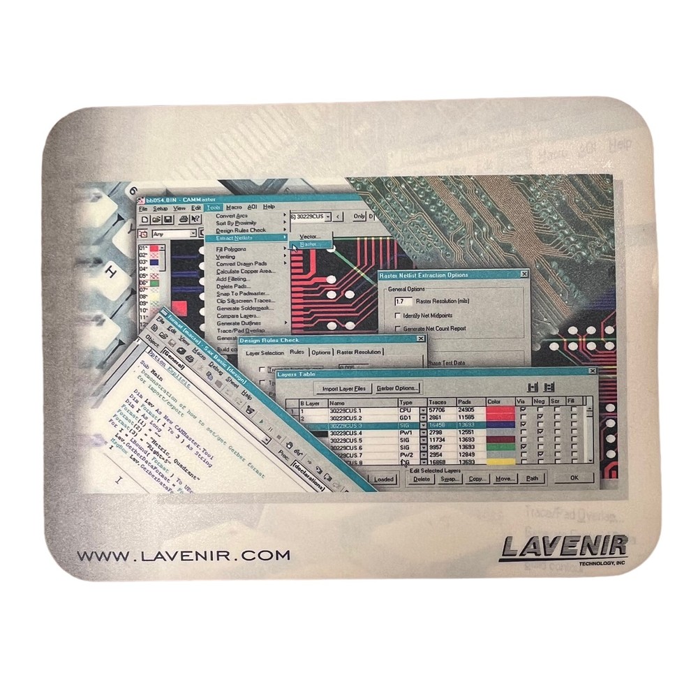 Vintage Computing Silicon Valley Lavenir Technology Mousepad