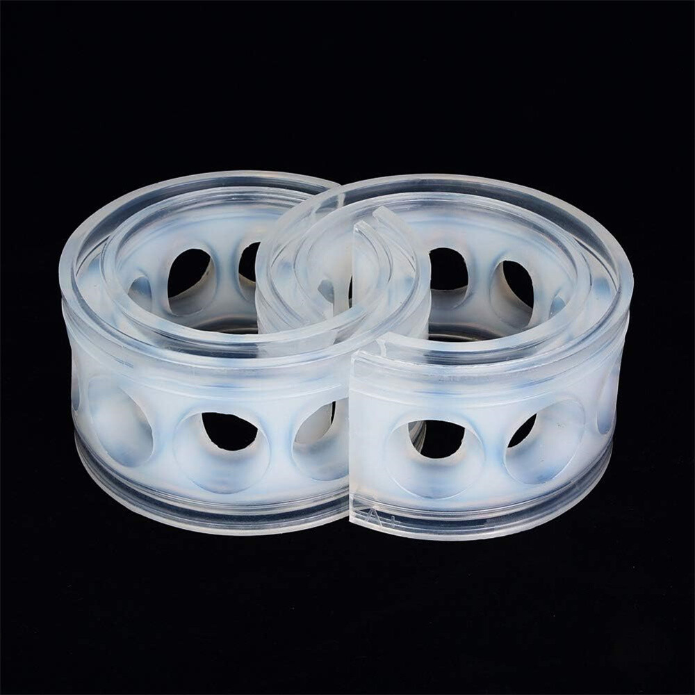 2Pcs Car Absorber Spring Bumper Transparent Shock Absorber Tool Set Retainer "B"