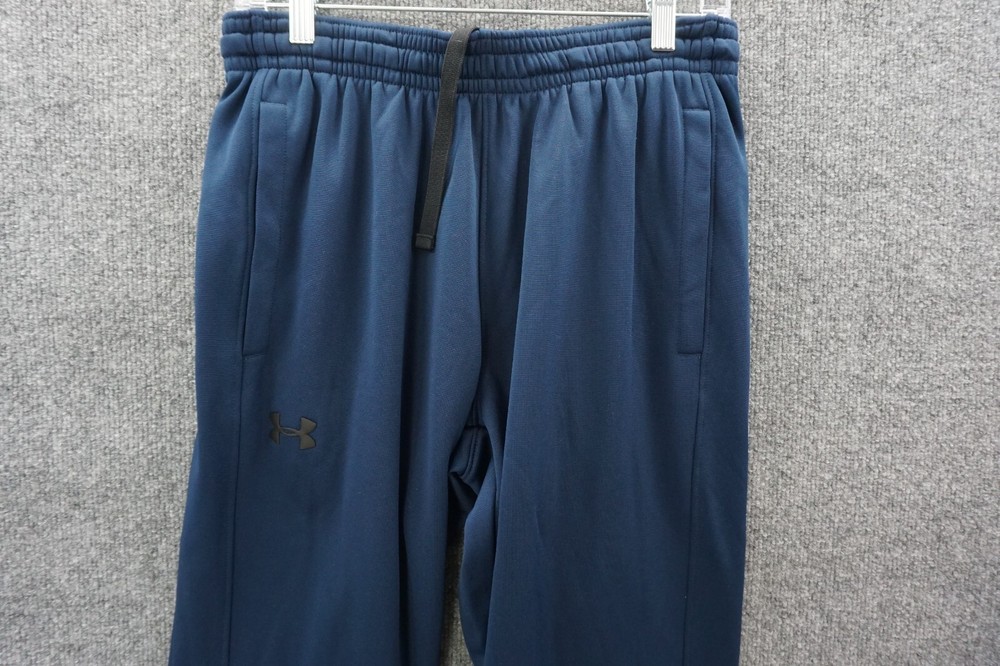 Under Armour Sweatpants Mens Medium Blue Elastic Drawstring Waist Pockets
