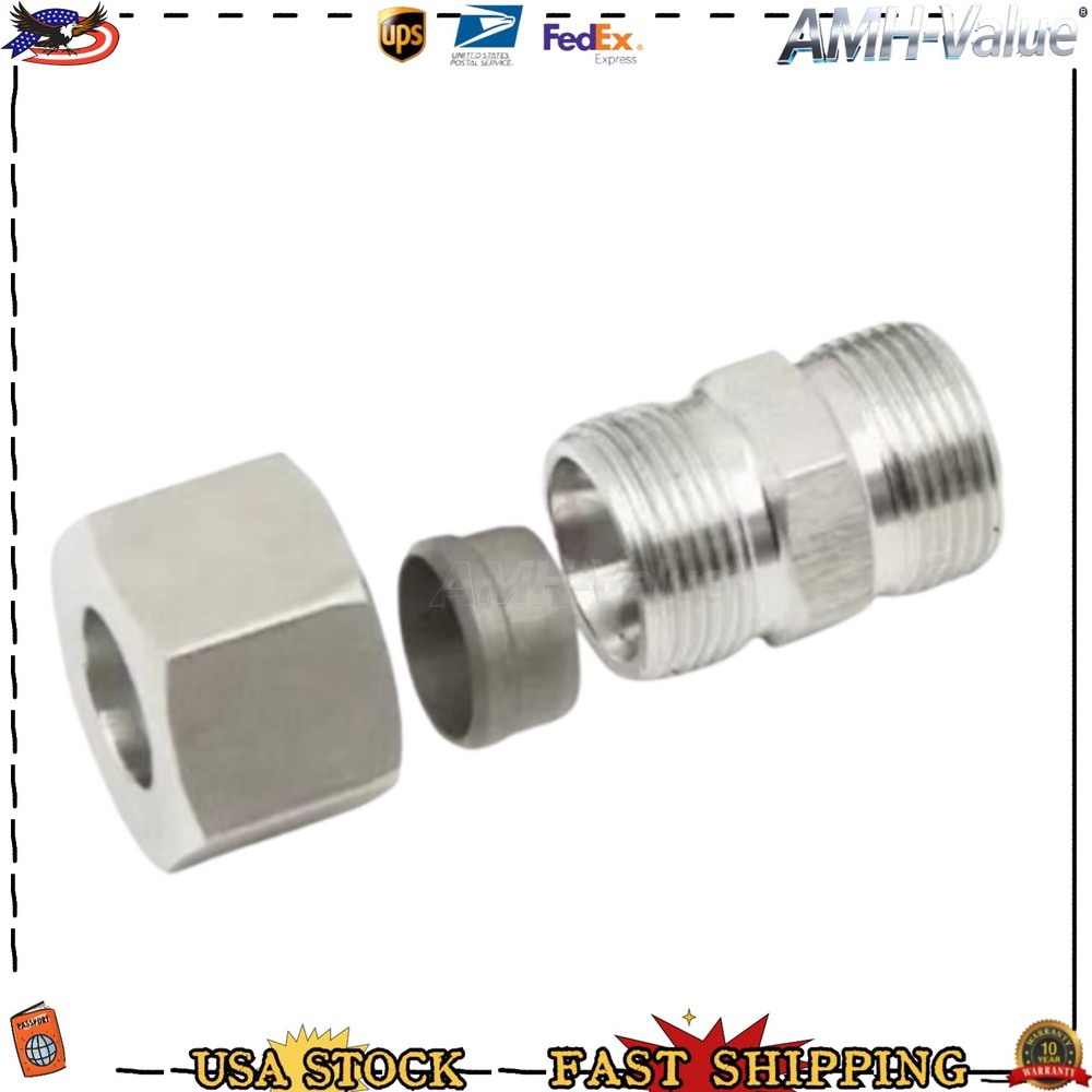 M14 SS Reduce Jerkiness Hydraulic Flow Control Fitting Mini Excavator AGT Inline