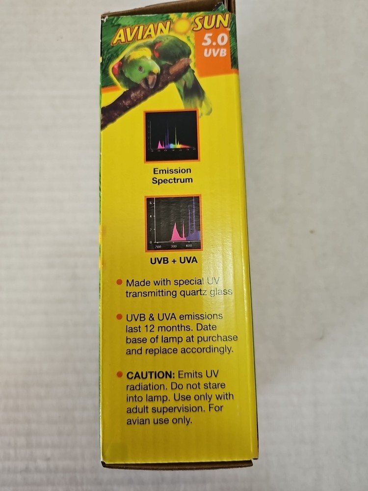 Avian Sun™ 5.0 UVB Compact Fluorescent – Full‑Spectrum Bird Lighting