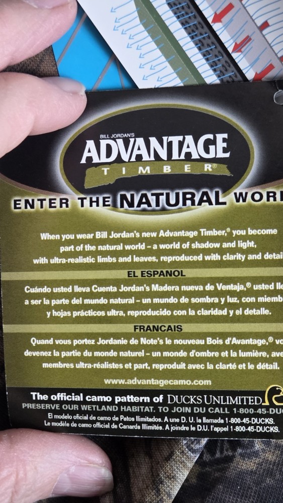 Advantage Timber Camo Head Covering Scentek Odor Eliminating Technology
