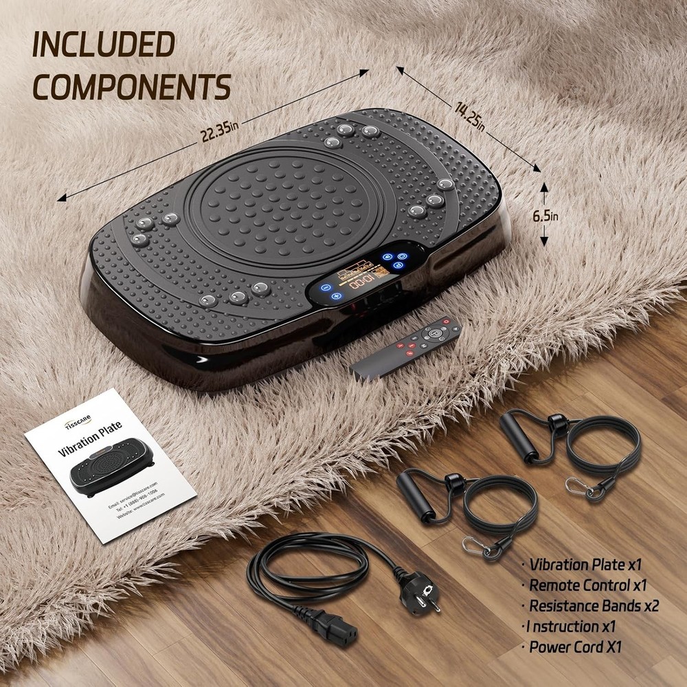 Exercise Machine: Vibrating Plates for Weight Loss and Lymphatic Drainage, Wh...