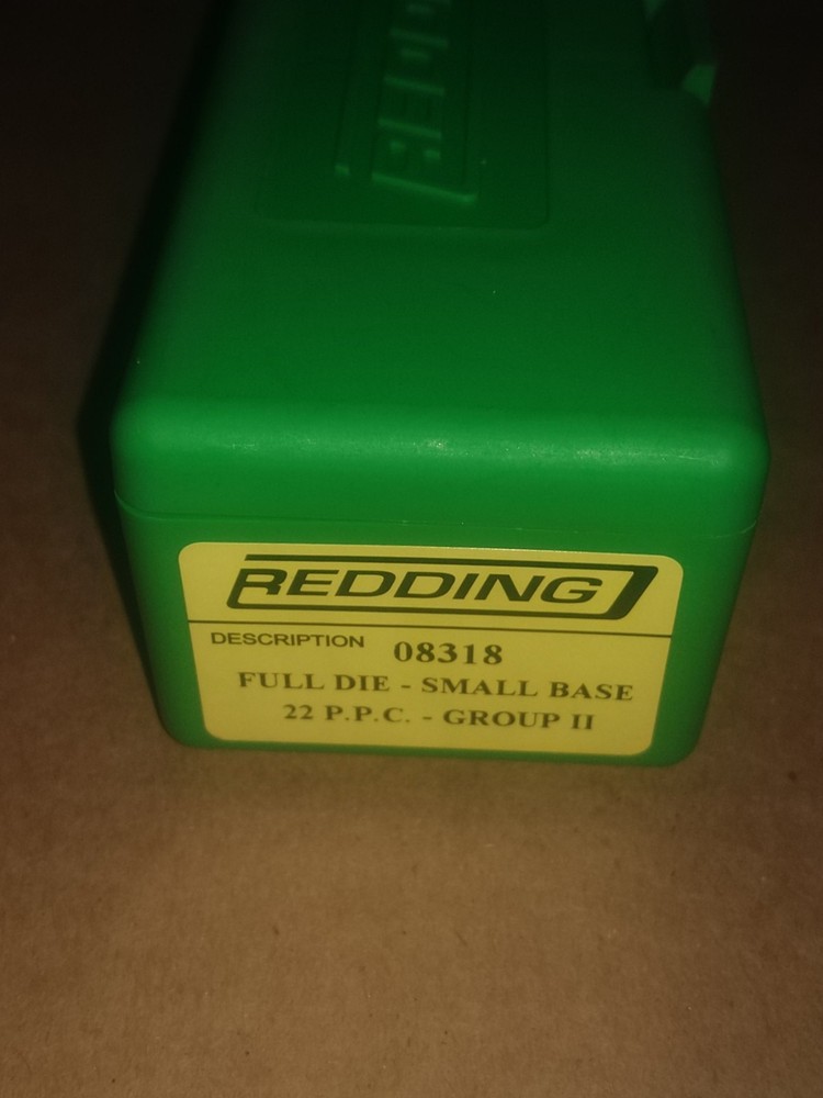 Redding Reloading 22 PPC Small Base Full Length Sizing Die 08318