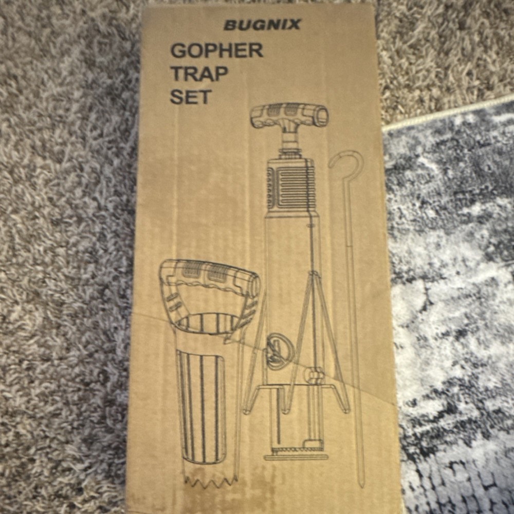 BUGNIX Gopher Trap Set Outdoor Use Trap/Catch Pest Control for Gophers Set