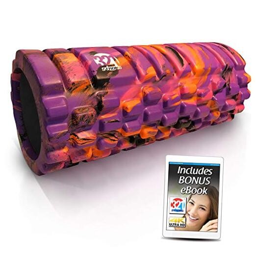 Foam Roller - Medium Density Deep Tissue Massager for Muscle Massage Sunrise