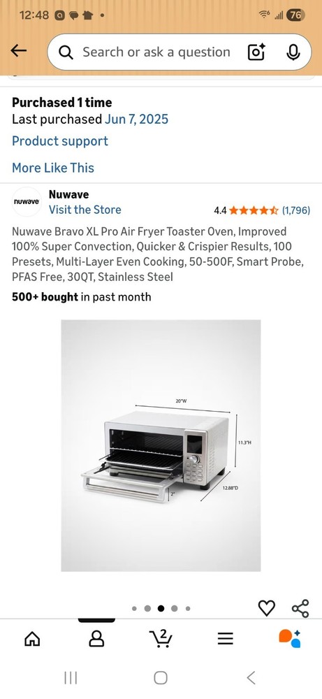 NuWave Bravo XL Pro (2024 VERSION)