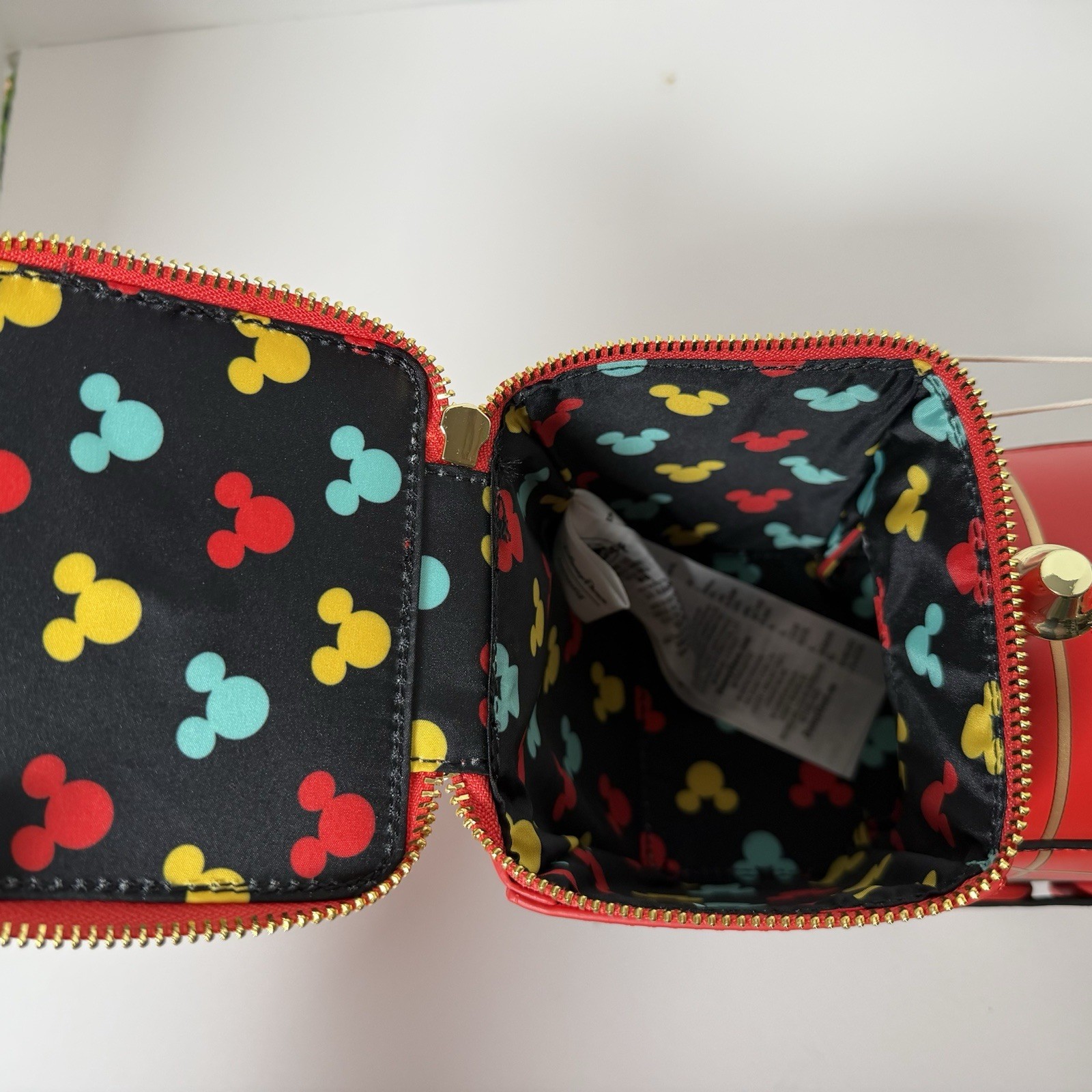 Disney Parks Loungefly Railroad Train Mickey Minnie Mouse Crossbody Bag 2026 NWT