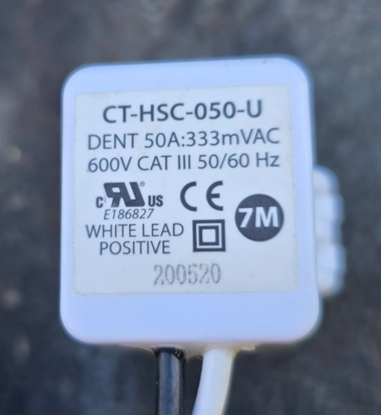 CT-HSC-050-U Mini Hinged Split Core Current Transformer 0-50 Amp Dent Instrument