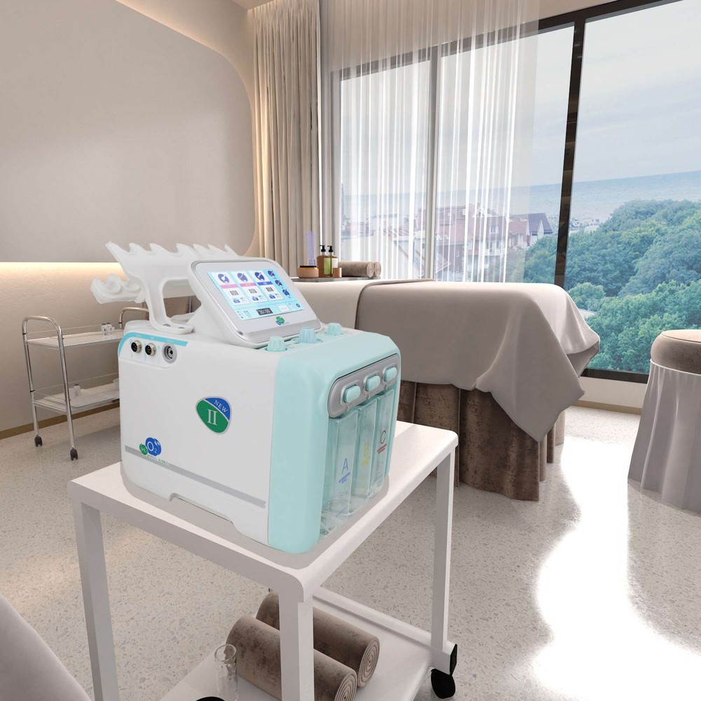 6 in 1 Multi-function Hydrogen and Oxygen Small Bubble Machine AC110V 50-60Hz