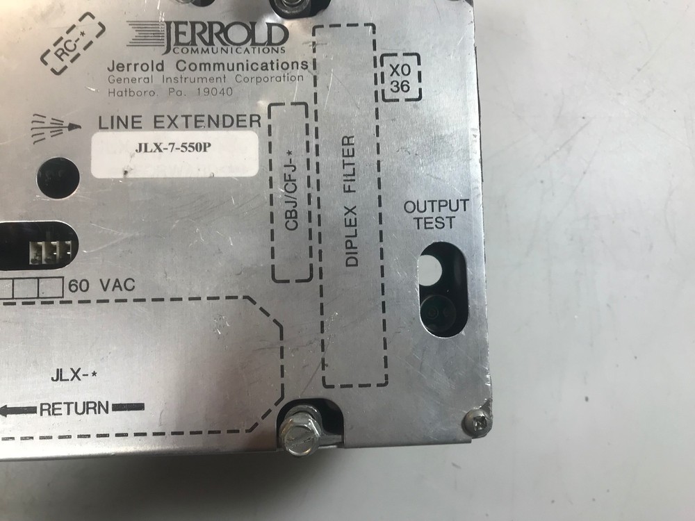 Jerrold JLX-7-550P Line Extender Amplifier