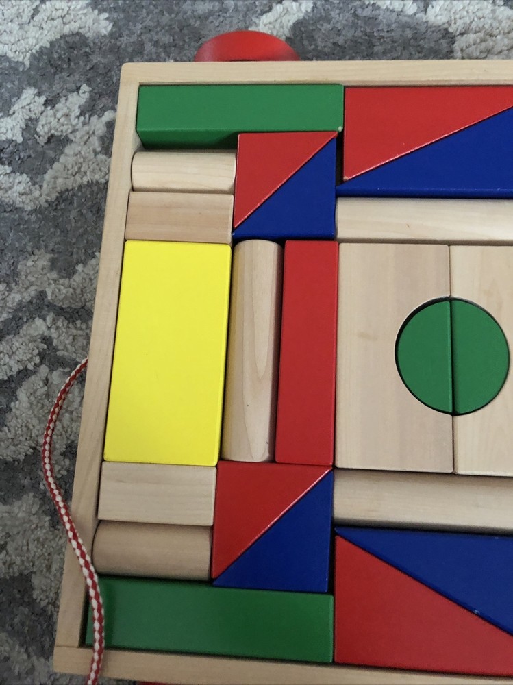 Melissa & Doug Unit Blocks on Wheels