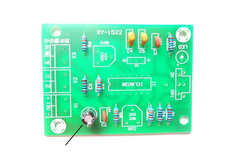 1PCS ICL8038 Monolithic Function Signal Generator Module DIY Kit Sine Square Tri