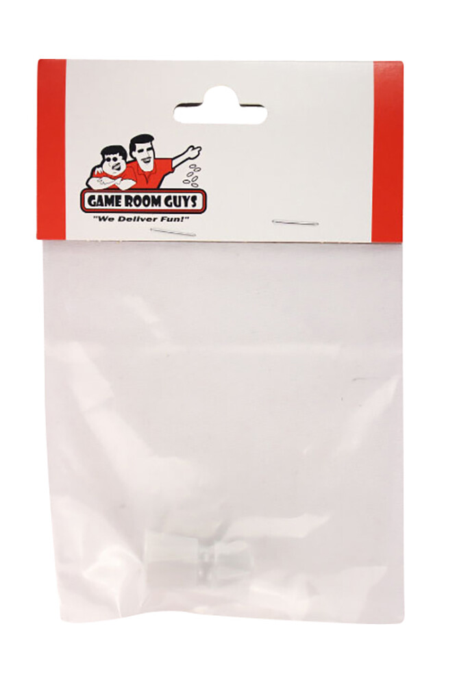 Pinball Post - Faceted - White Plastic 1-3/16"