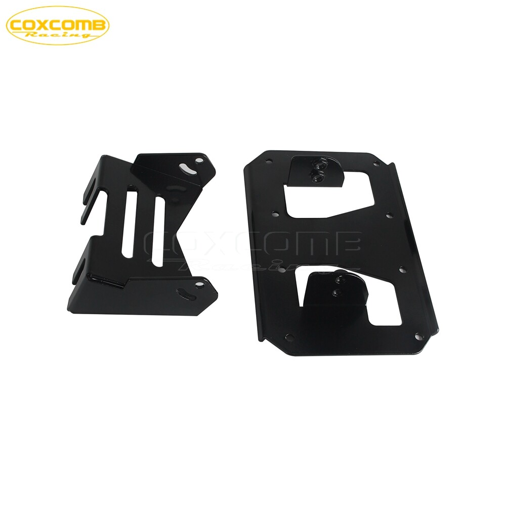 Dual LP4 Lighting Bracket Mount Combo Kit For Harley Fat Bob FXFB FXFBS 2018-'24