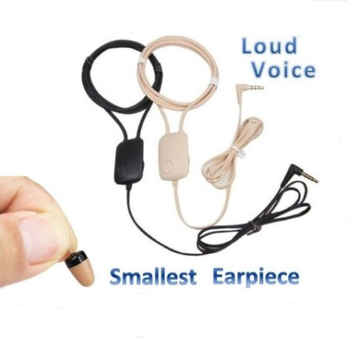 Hot! Inductive Neckloop Wireless Hidden Secret Mini Earpiece For Mobile Phone