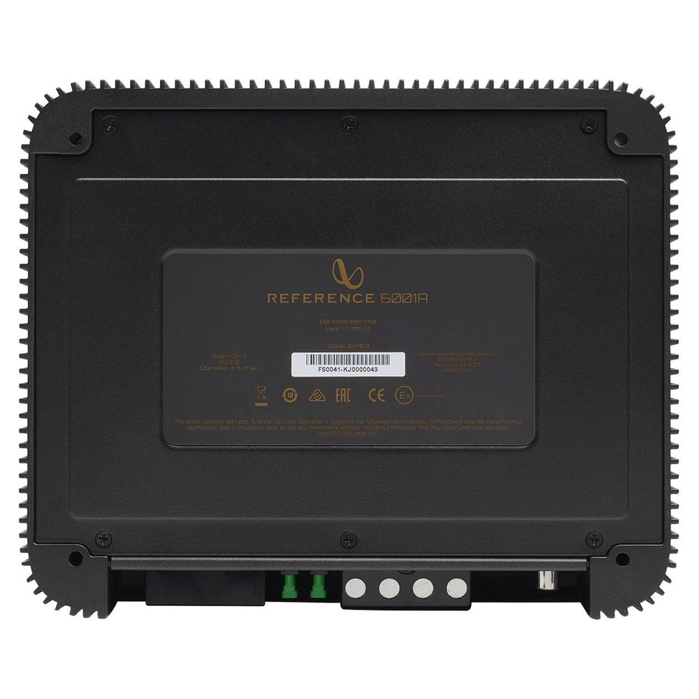 Infinity Ref-6001A Reference Series Mono 600w Amp With Bass Knob