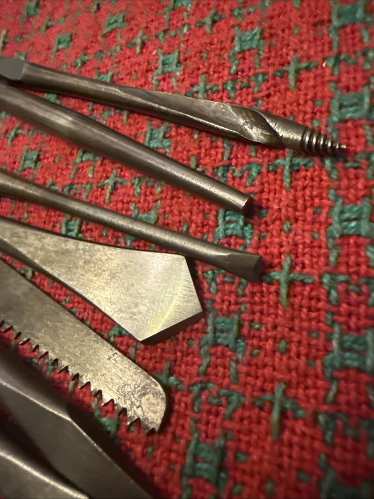 Antique Bridgeport Hardware Co Multi-Tool USA 🇺🇸 Early W/ 9 Bits